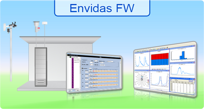 <h3>Envidas For Windows</h3>Envidas for Windows, a trademark of Envitech Ltd, is environmental data acquisition system includes a set of software programs designed to perform data management and air monitoring for AQM/CEM system.